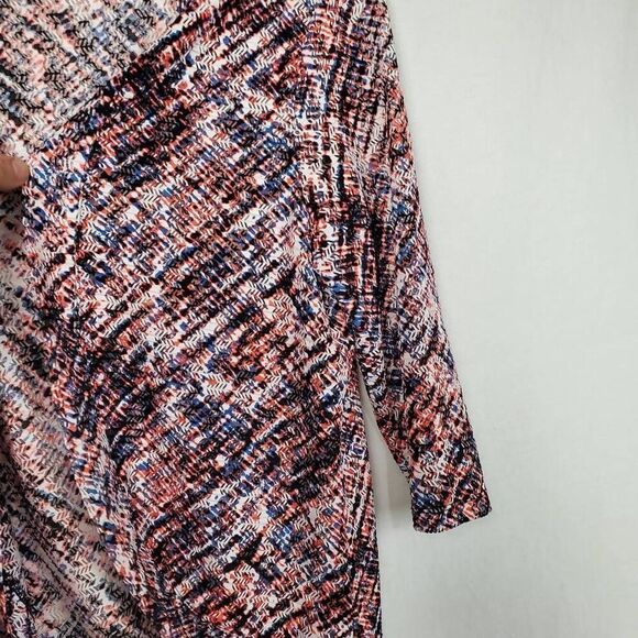 Christopher & Banks XL Geo Print Cardigan Sweater - Picture 3 of 7